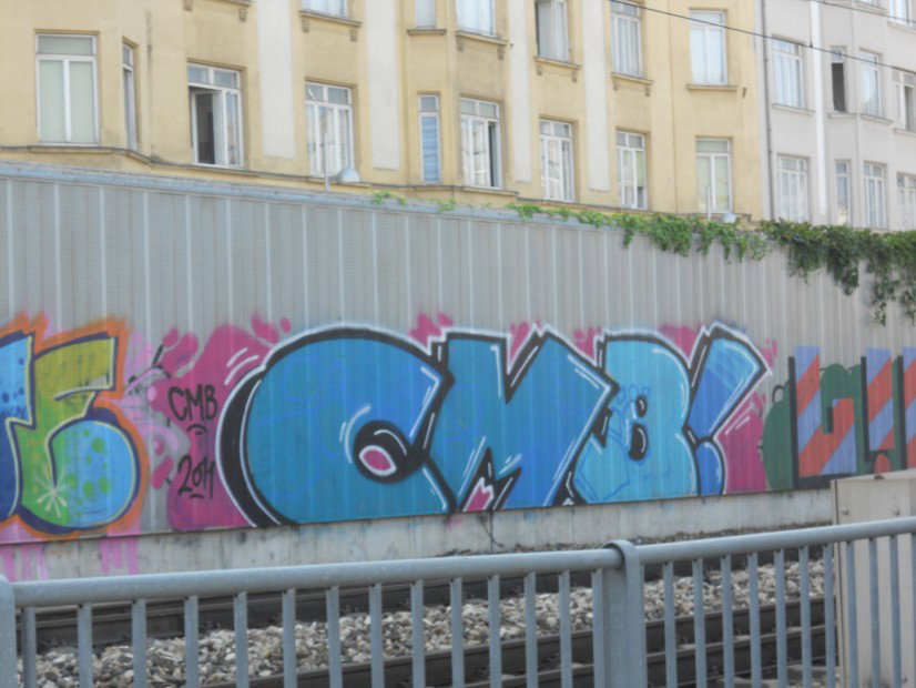 Graffiti Bombing in Vienna - Photo by Ghostwritter