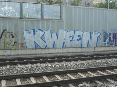 Graffiti Bombing in Vienna - Photo by Ghostwritter