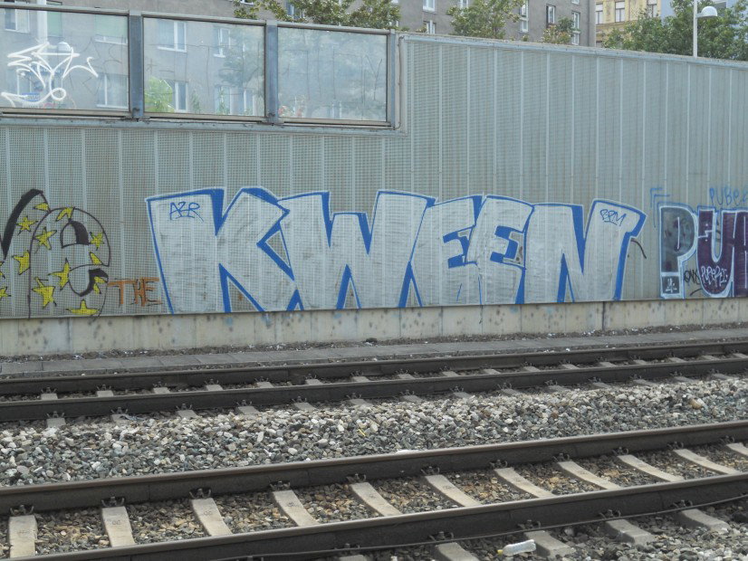 Graffiti Bombing in Vienna - Photo by Ghostwritter