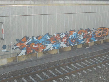 Graffiti Bombing - Photo by Ghostwritter
