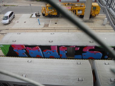 Graffiti Train - Photo by Ghostwritter