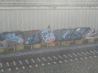 Graffiti Bombing - Photo by Ghostwritter