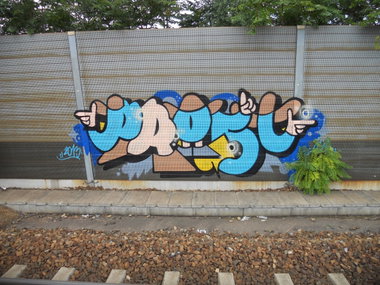 Graffiti Bombing - Photo by Ghostwritter