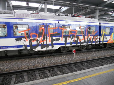 Graffiti Train - Photo by Ghostwritter