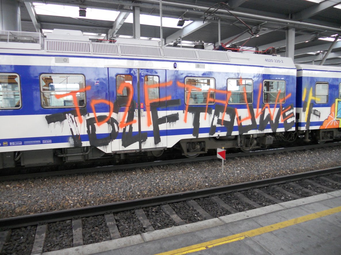 Graffiti Train - Photo by Ghostwritter