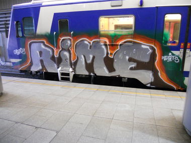 Graffiti Train - Photo by Ghostwritter