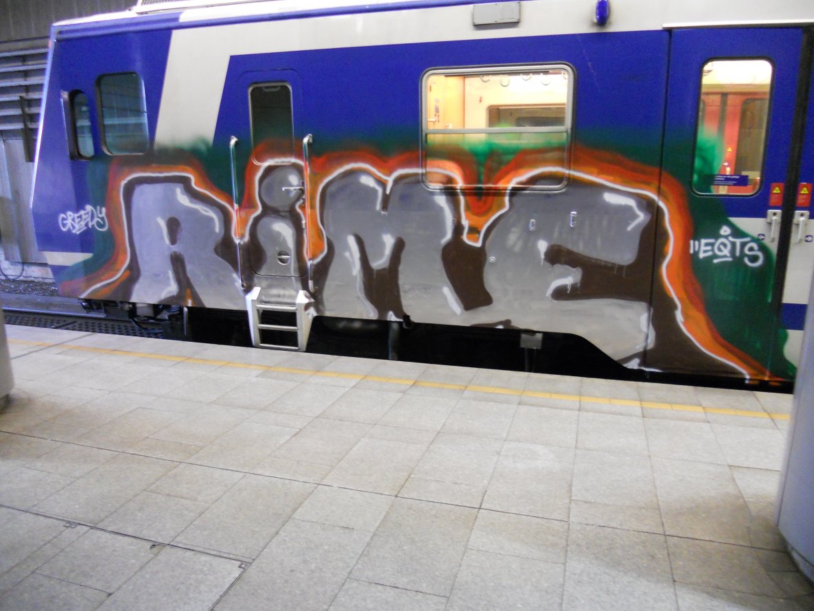 Graffiti Train - Photo by Ghostwritter