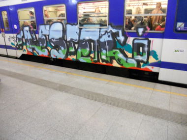 Graffiti Train - Photo by Ghostwritter