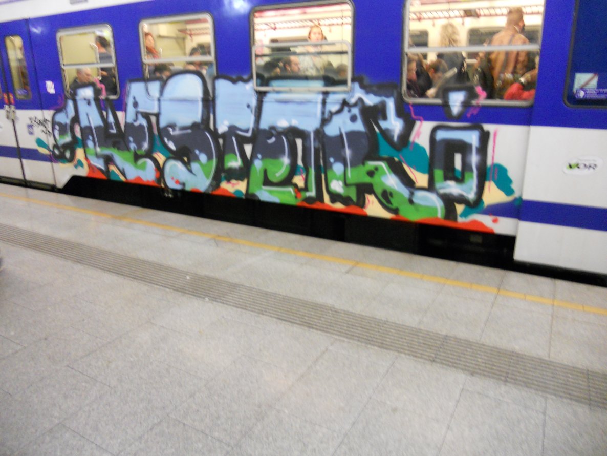 Graffiti Train - Photo by Ghostwritter