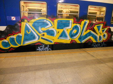 Graffiti Train - Photo by Ghostwritter (2013)