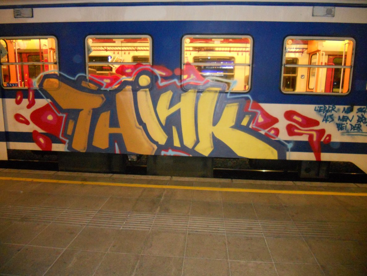 Graffiti Train in Vienna - Photo by Ghostwritter