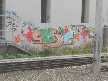 Graffiti Bombing in Vienna - Photo by Ghostwritter