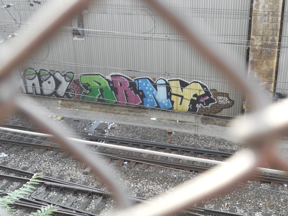 Graffiti Bombing in Vienna - Photo by Ghostwritter