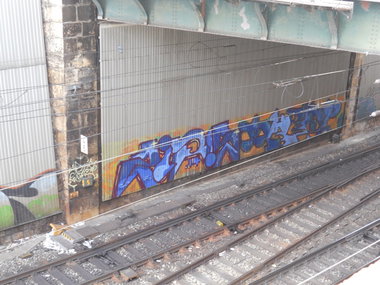 Graffiti Bombing in Vienna - Photo by Ghostwritter