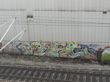 Graffiti Bombing in Vienna - Photo by Ghostwritter