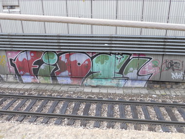 Graffiti Bombing in Vienna - Photo by Ghostwritter