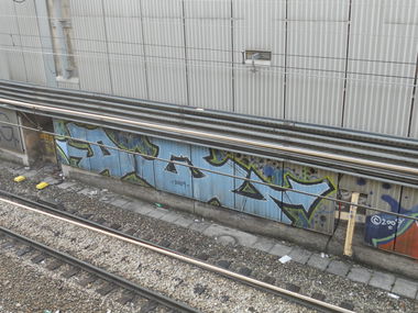 Graffiti Bombing in Vienna - Photo by Ghostwritter