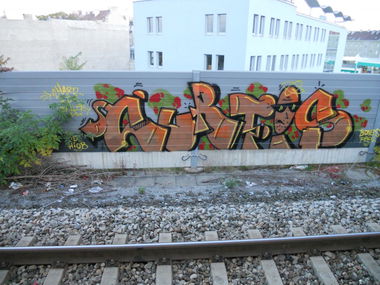 Graffiti Bombing in Vienna - Photo by Ghostwritter