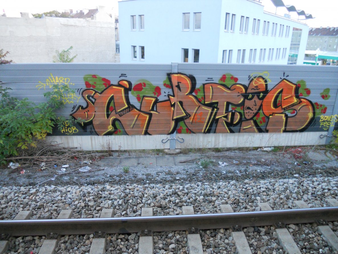 Graffiti Bombing in Vienna - Photo by Ghostwritter