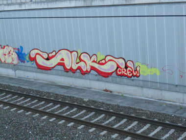 Graffiti Bombing in Vienna - Photo by Ghostwritter