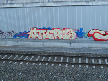 Graffiti Bombing in Vienna - Photo by Ghostwritter