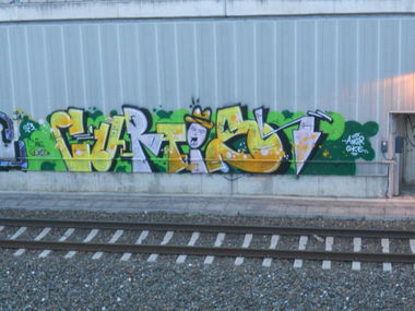 Graffiti Bombing in Vienna - Photo by Ghostwritter