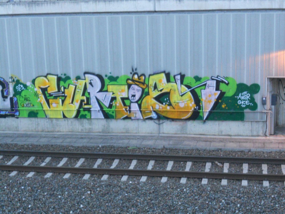 Graffiti Bombing in Vienna - Photo by Ghostwritter