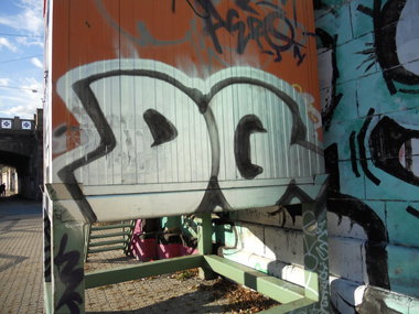 Graffiti Bombing - Photo by Ghostwritter