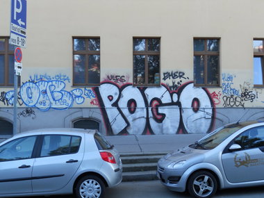 Graffiti Bombing - Photo by Ghostwritter