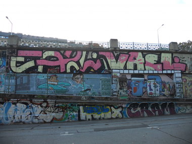 Graffiti Bombing - Photo by Ghostwritter