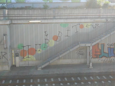 Graffiti Bombing - Photo by Ghostwritter