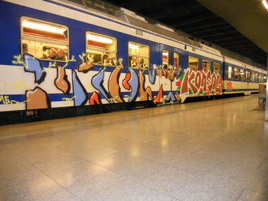 Graffiti Train - Photo by Ghostwritter