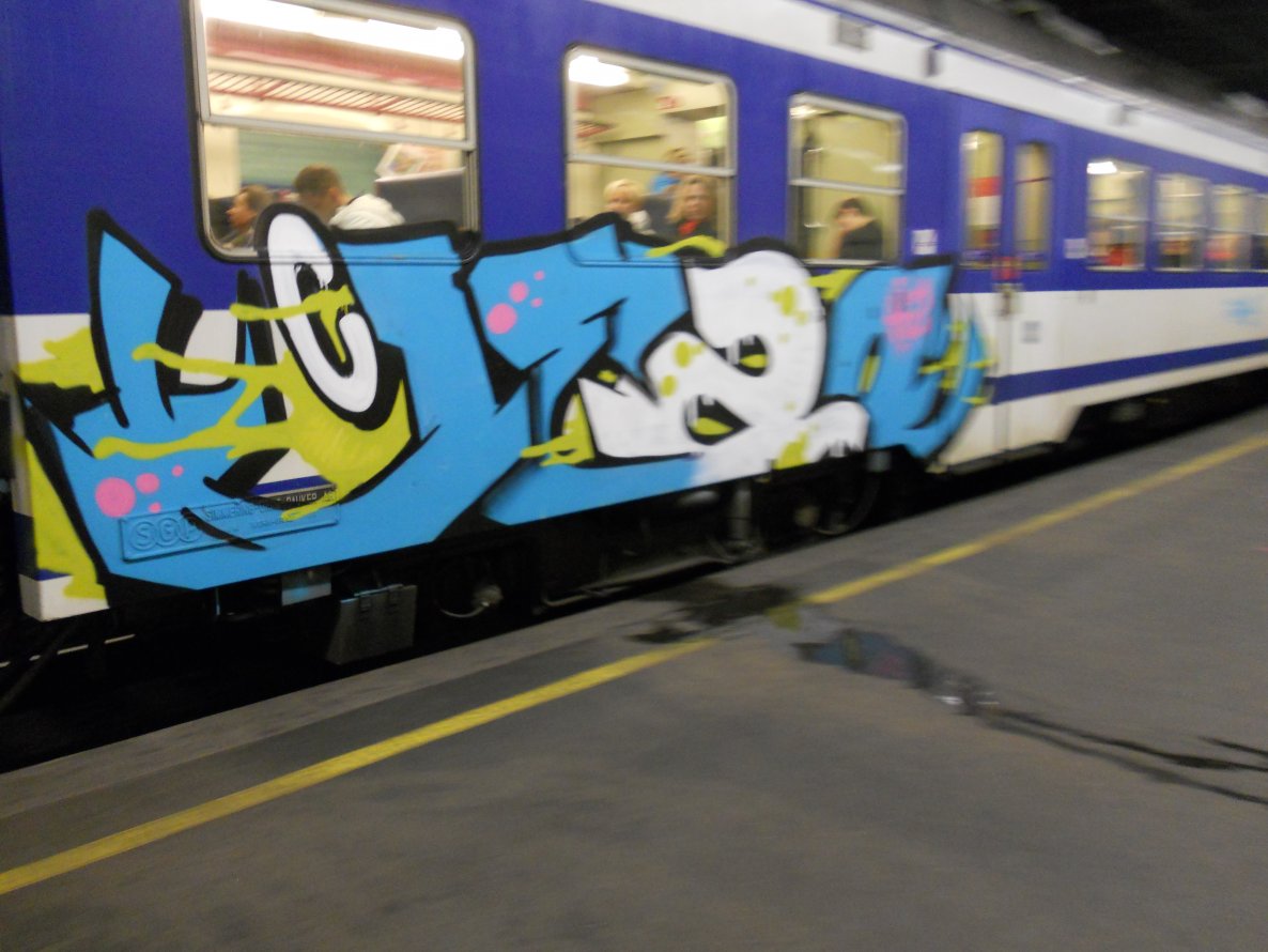 Graffiti Train - Photo by Ghostwritter