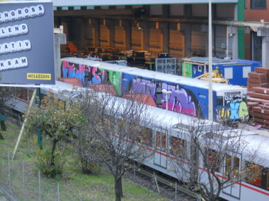 Graffiti Train - Photo by Ghostwritter