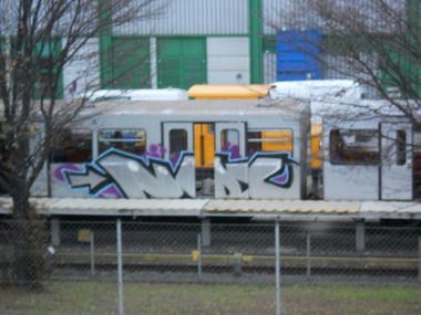 Graffiti Train - Photo by Ghostwritter