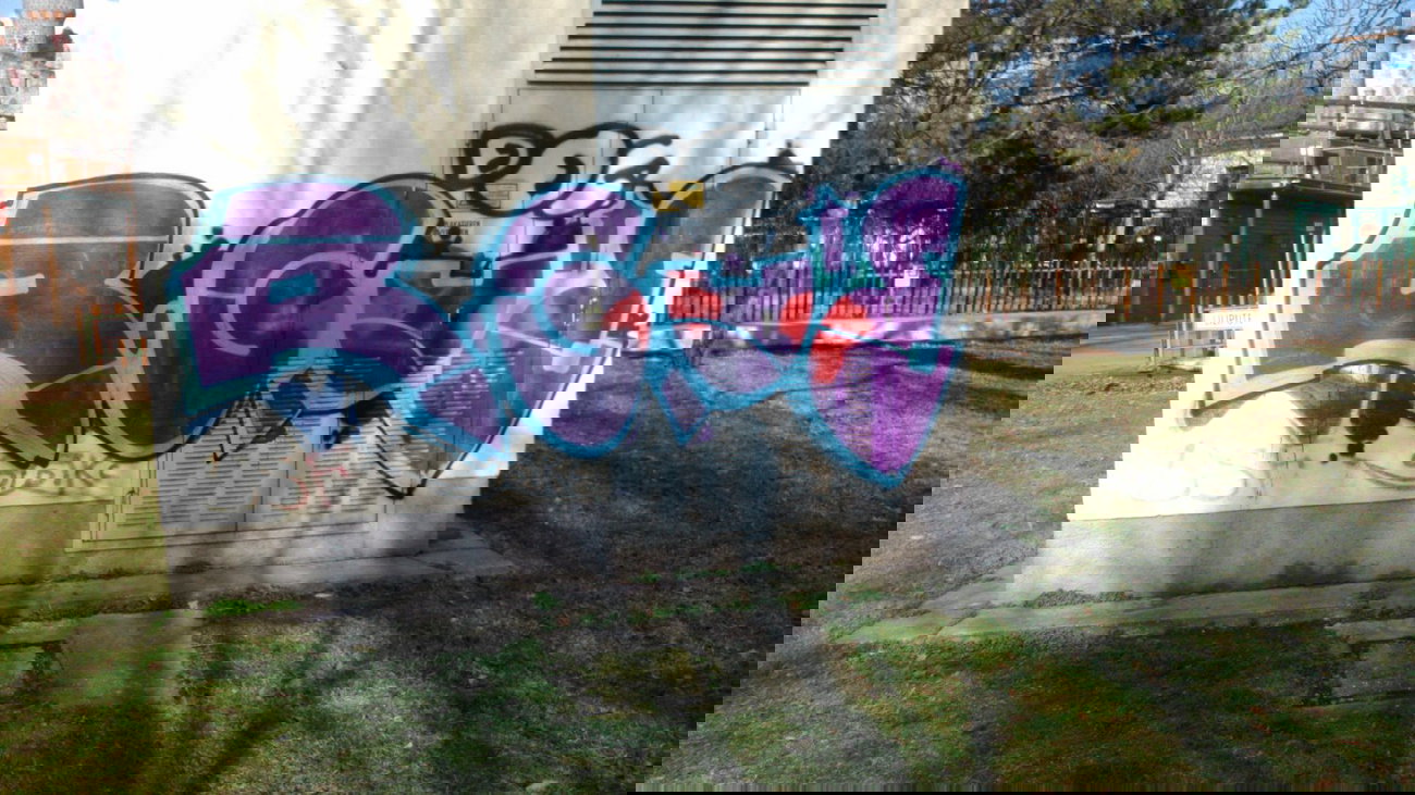 Graffiti Bombing - Photo by Ghostwritter