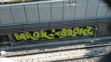 Graffiti Bombing - Photo by Ghostwritter