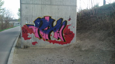 Graffiti Bombing - Photo by Ghostwritter