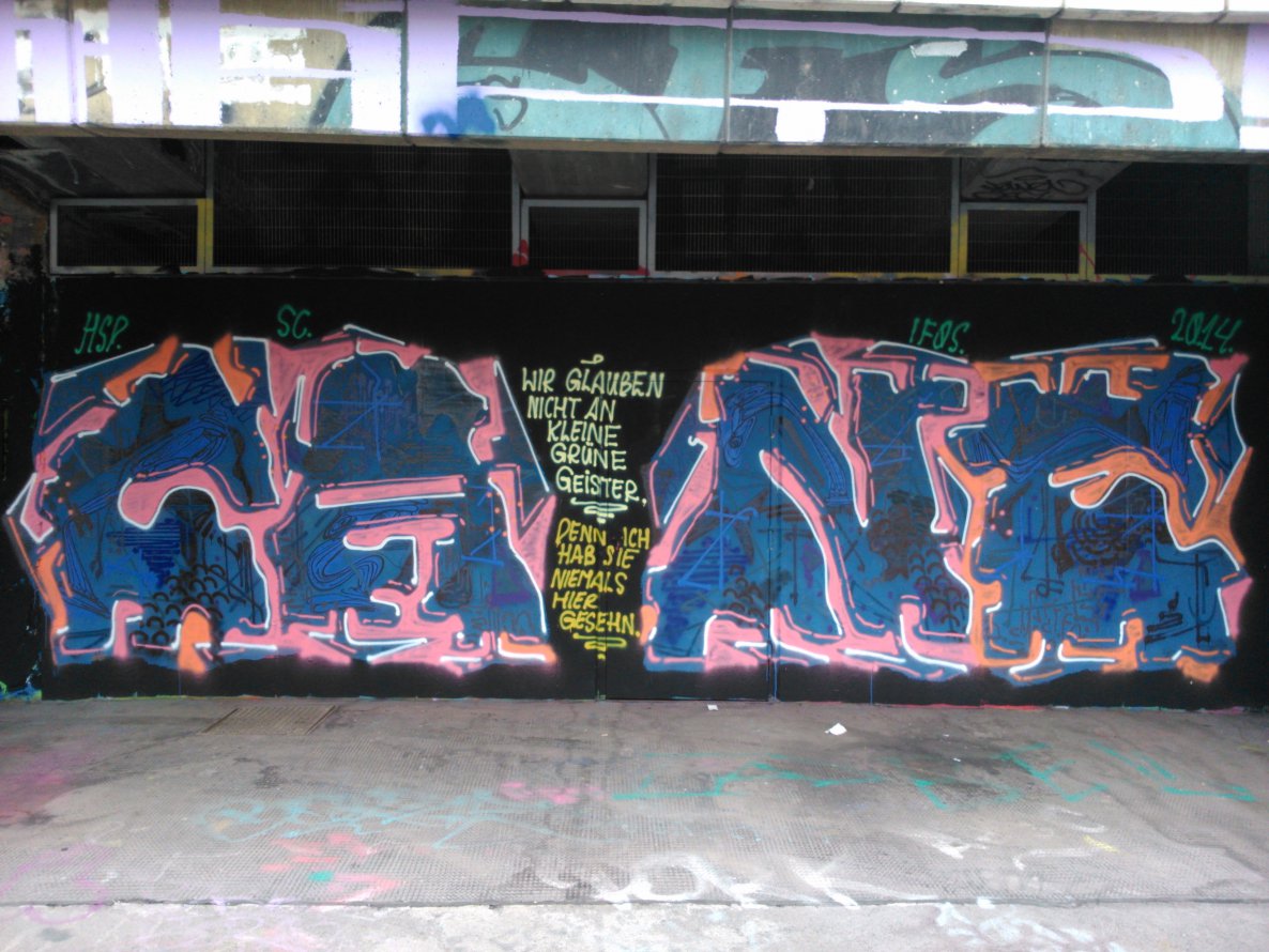 Graffiti Wall - Photo by Ghostwritter