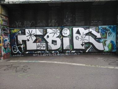 Graffiti Bombing - Photo by Ghostwritter