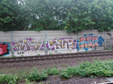 Graffiti Wall - Photo by Ghostwritter - fuks, rams, rbh