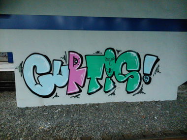 Graffiti Bombing - Photo by Ghostwritter