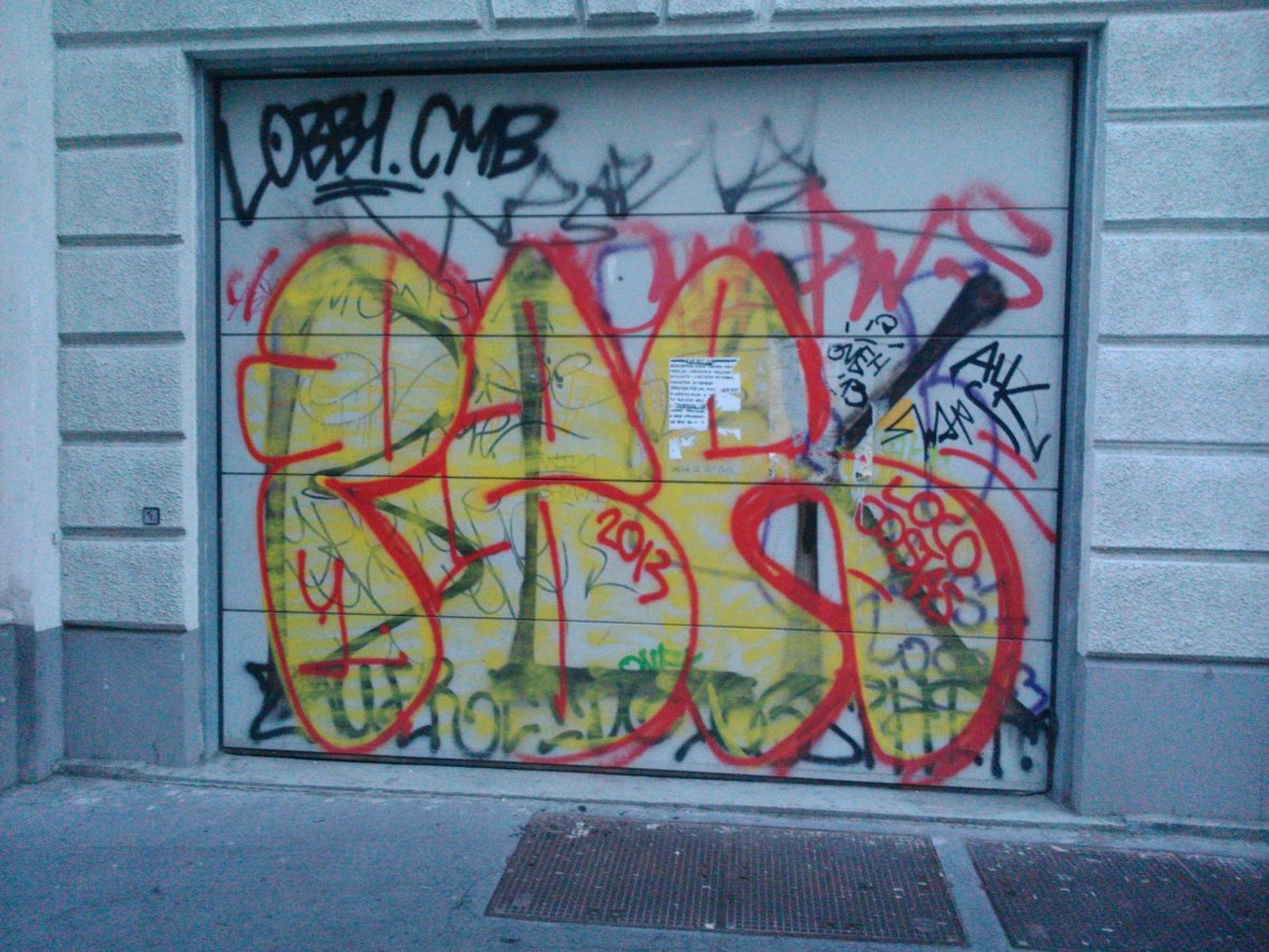 Graffiti Bombing - Photo by Ghostwritter