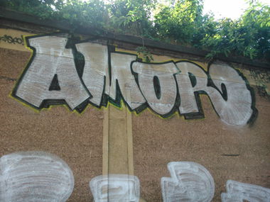 Graffiti Bombing - Photo by Ghostwritter