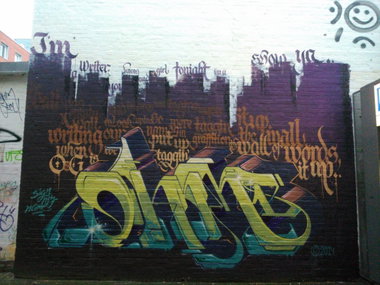 Graffiti Wall in Hamburg - Photo by Ghostwritter - ohm, gecu