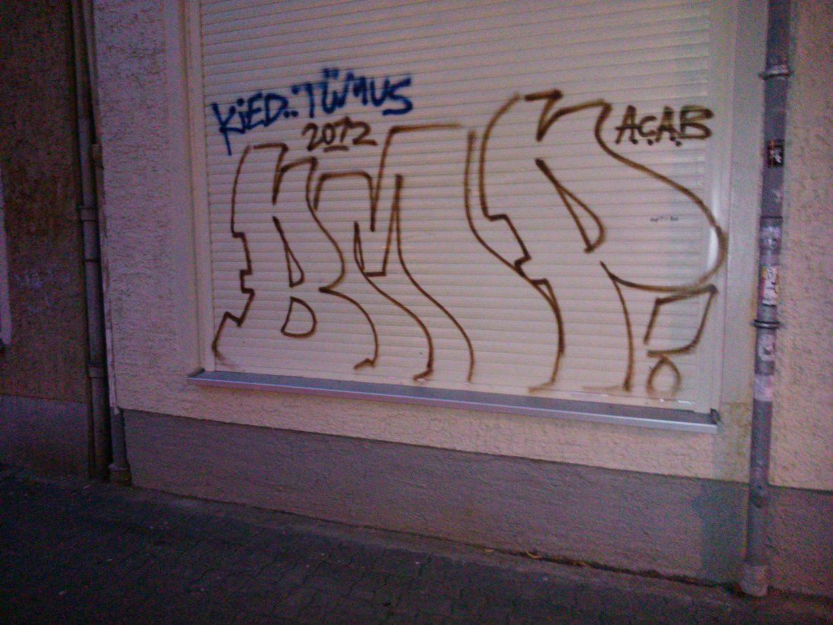 Graffiti Bombing - Photo by Ghostwritter