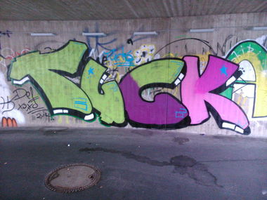 Graffiti Bombing - Photo by Ghostwritter