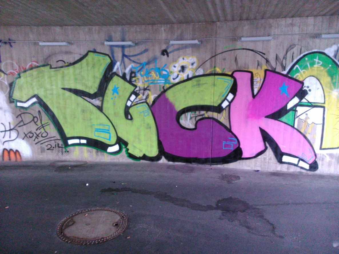 Graffiti Bombing - Photo by Ghostwritter