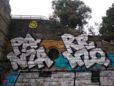 Graffiti Bombing - Photo by Ghostwritter