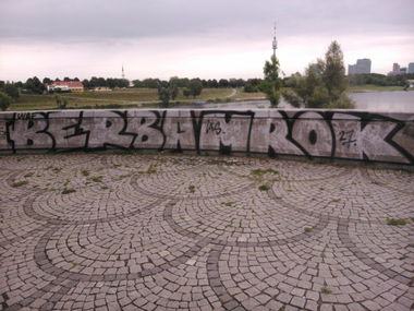 Graffiti Bombing - Photo by Ghostwritter